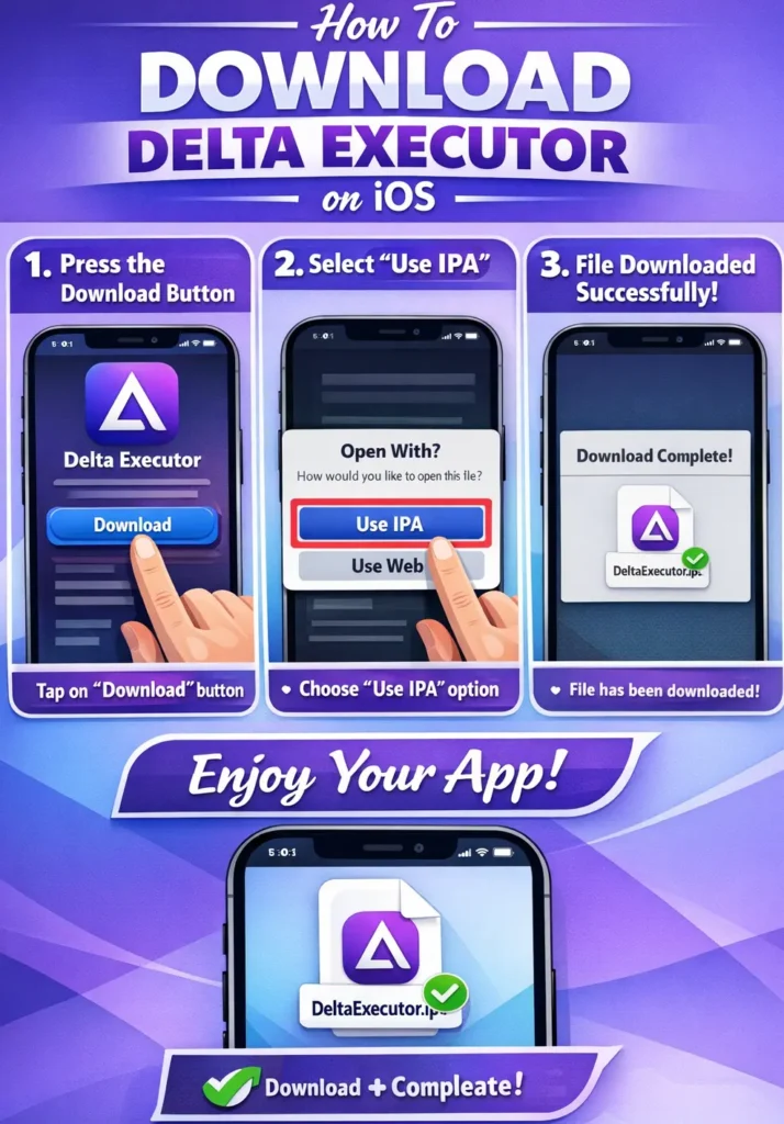 How to Download and install Delta IOS Executor