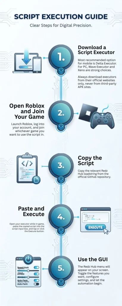 Redz Hub Script 2026 Free Roblox Automation Guide (No Key Required) 1 how to download Redz Hub Script