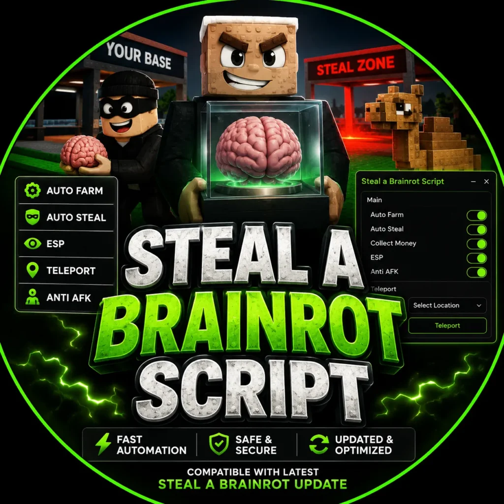 Unblock Steal a Brainrot Script Game (2026) No Key 1 Steal a Brainrot Script
