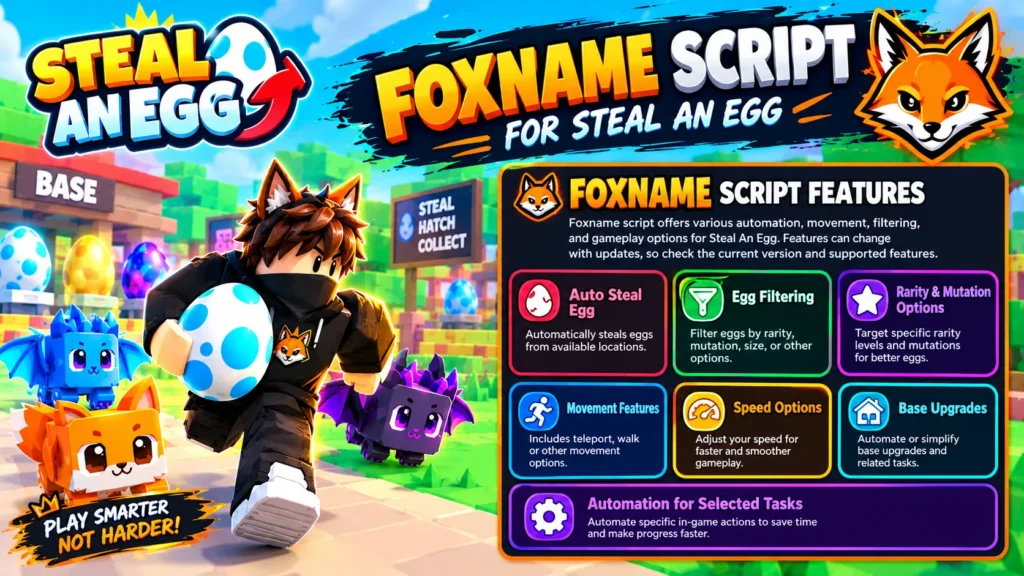 Foxname Script for Steal An Egg